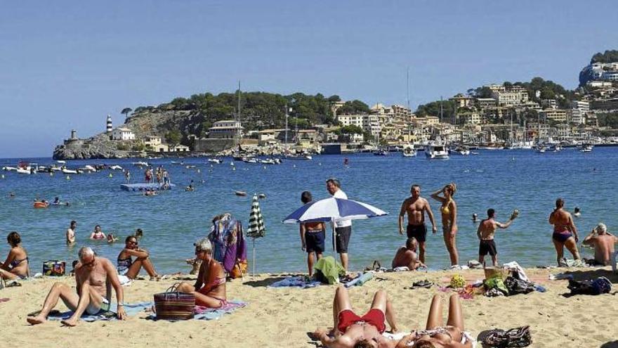 Strand in Port de Sóller.