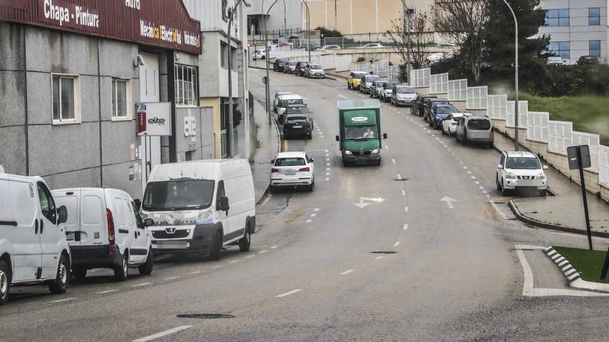 Imagen reciente de un polìgono industrial de la provincia.