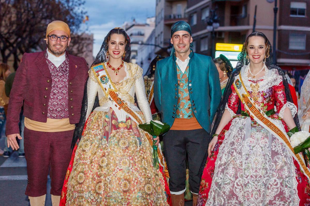 Las fallas de Mislata, en la Ofrenda de València