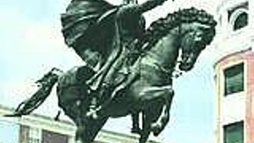 La estatua del Cid en Burgos.