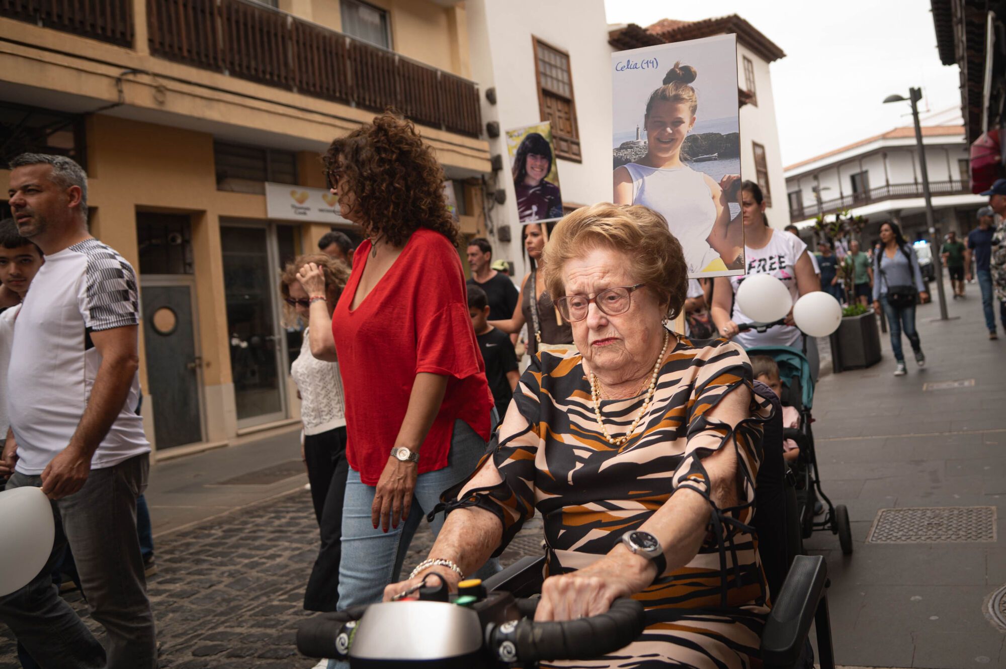 Manifestación de familias afectadas por el acoso escolar