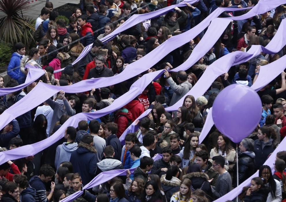 Clamor por el fin de la violencia machista en Vigo