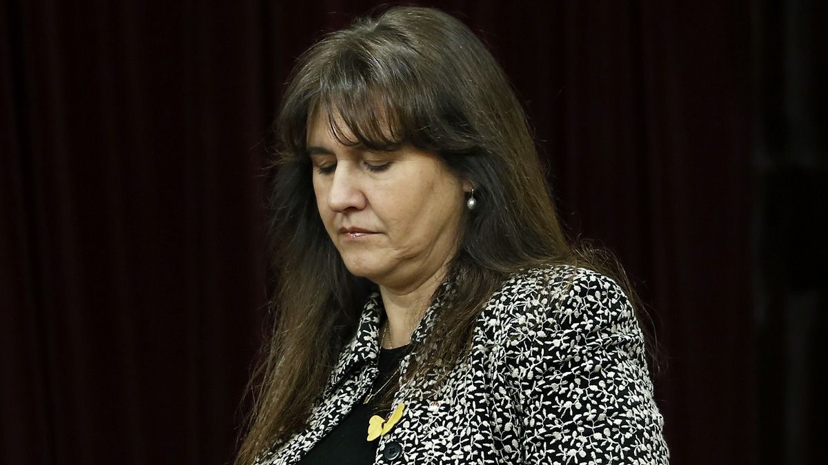 La ex presidenta del Parlament, Laura Borràs