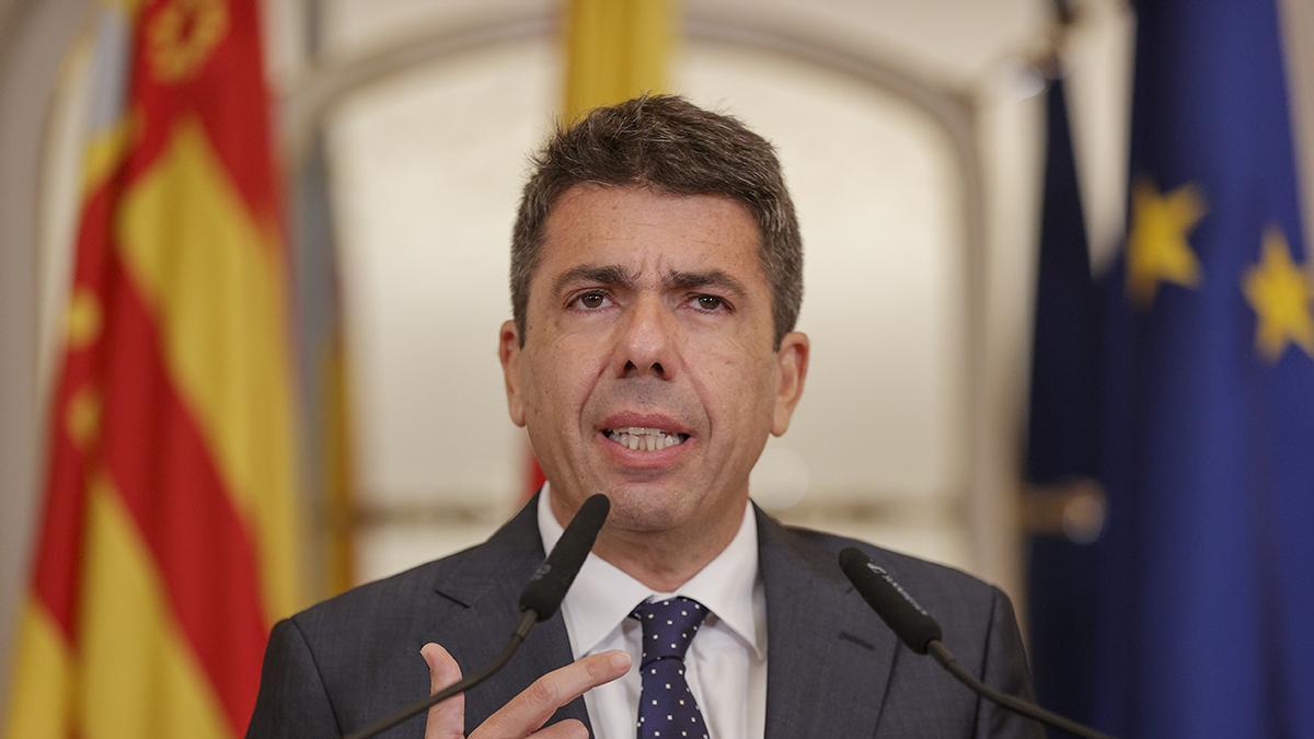 El presidente de la Generalitat, Carlos Mazón.