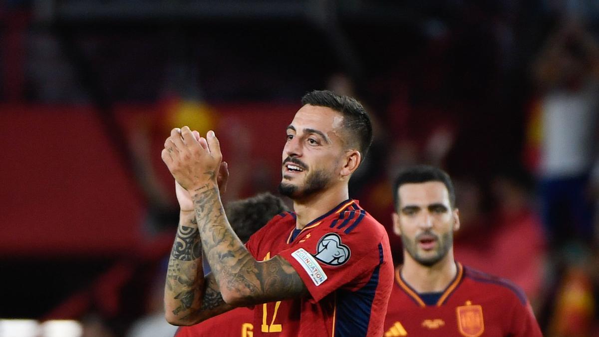 Joselu en el España - Chipre.