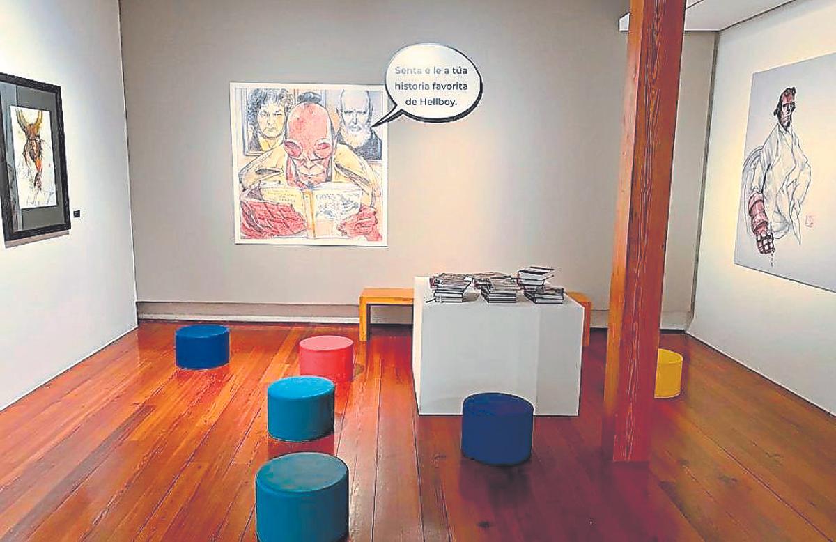 Ilustraciones de Stéphane Levallois en la sede de Afundación