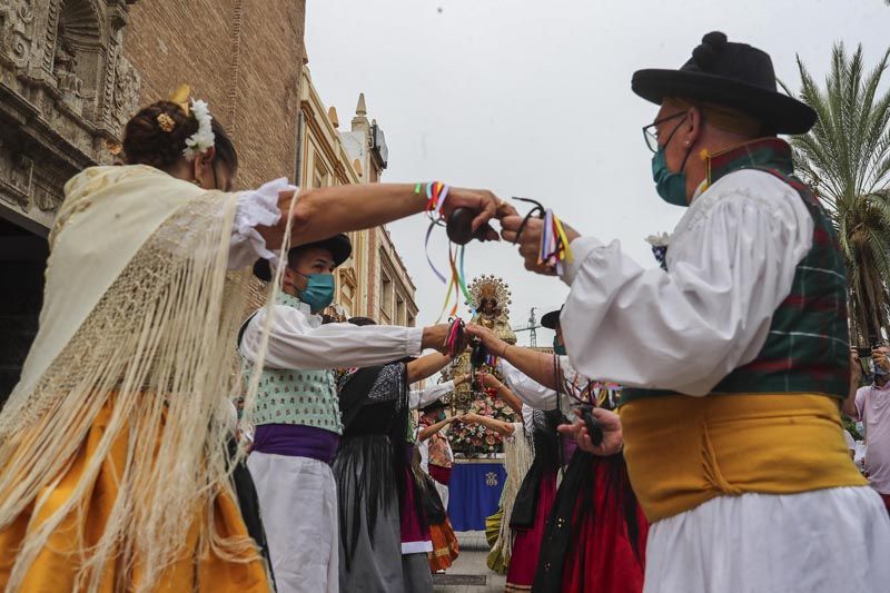 La Virgen vuelve a procesionar con público