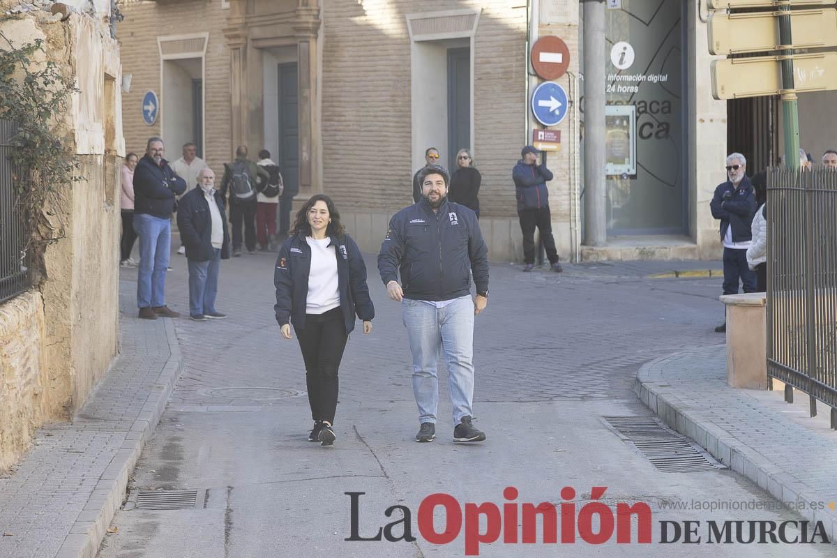 Así ha sido la visita de Isabel Díaz Ayuso a Caravaca de la Cruz