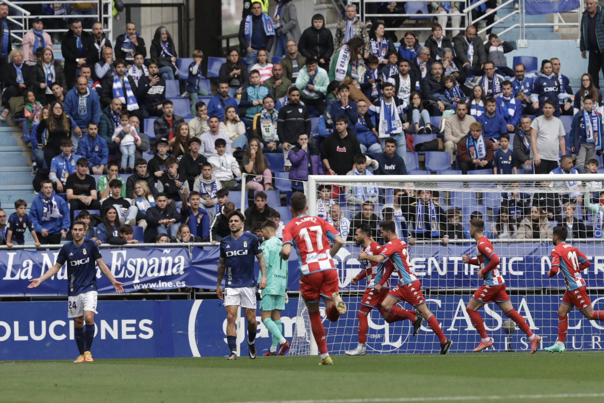 Así se vivió el encuentro entre el Real Oviedo y el Lugo