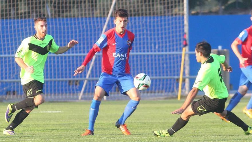 Un lance del partido disputado ayer en Bunyol