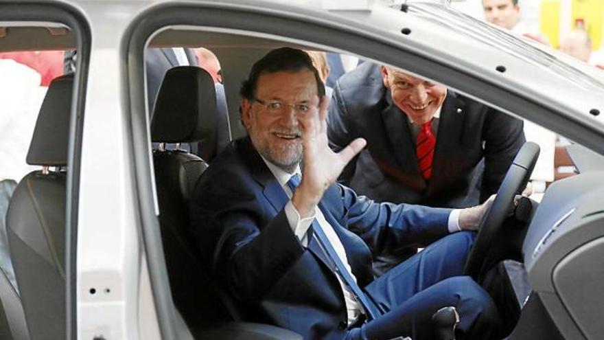 Rajoy amb el president de Seat, Jürgen Stackmann