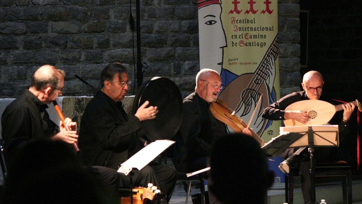Cuarteto de Urueña, ejemplo de veteranía y proximidad, actuaron el lunes en Canfranc-Estación.