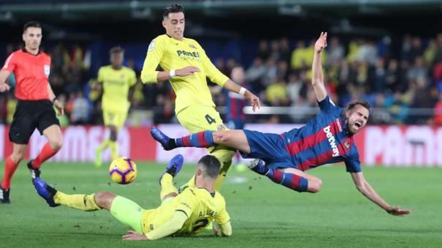 Levante y Villarreal acabaron con empate a uno el duelo celebrado en noviembre en el Estadio de la Cerámica.