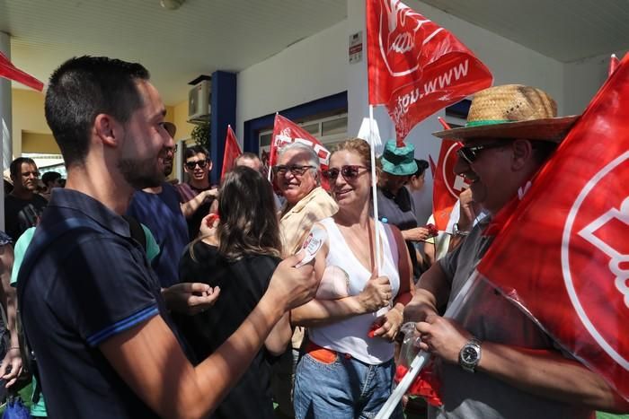 Protesta del sector de la hostelería en La Manga