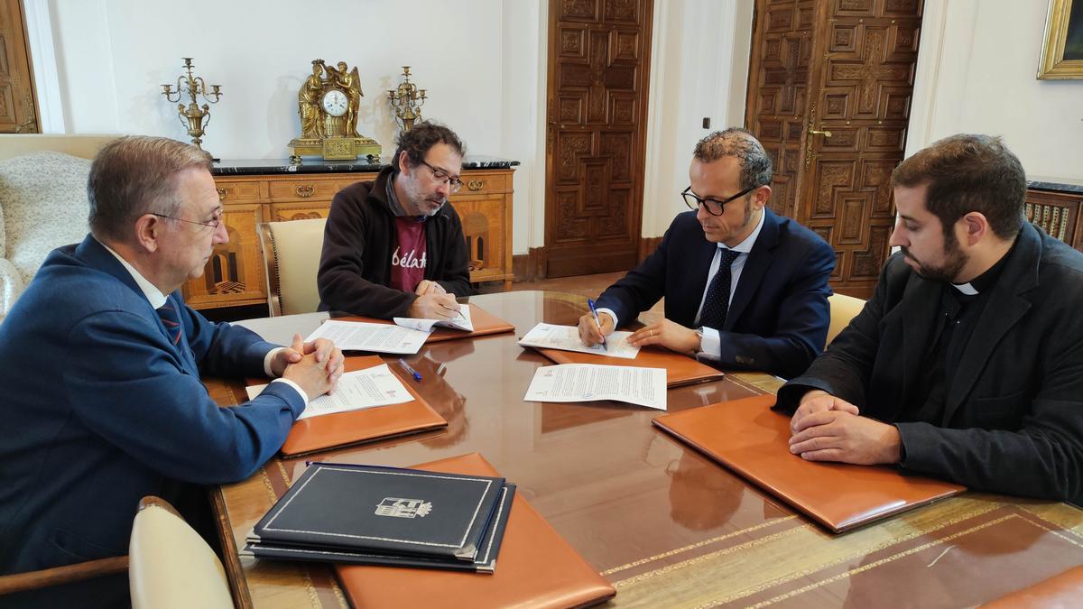 Parking público de San Atilano: Obispado y Ayuntamiento de Zamora firman el convenio