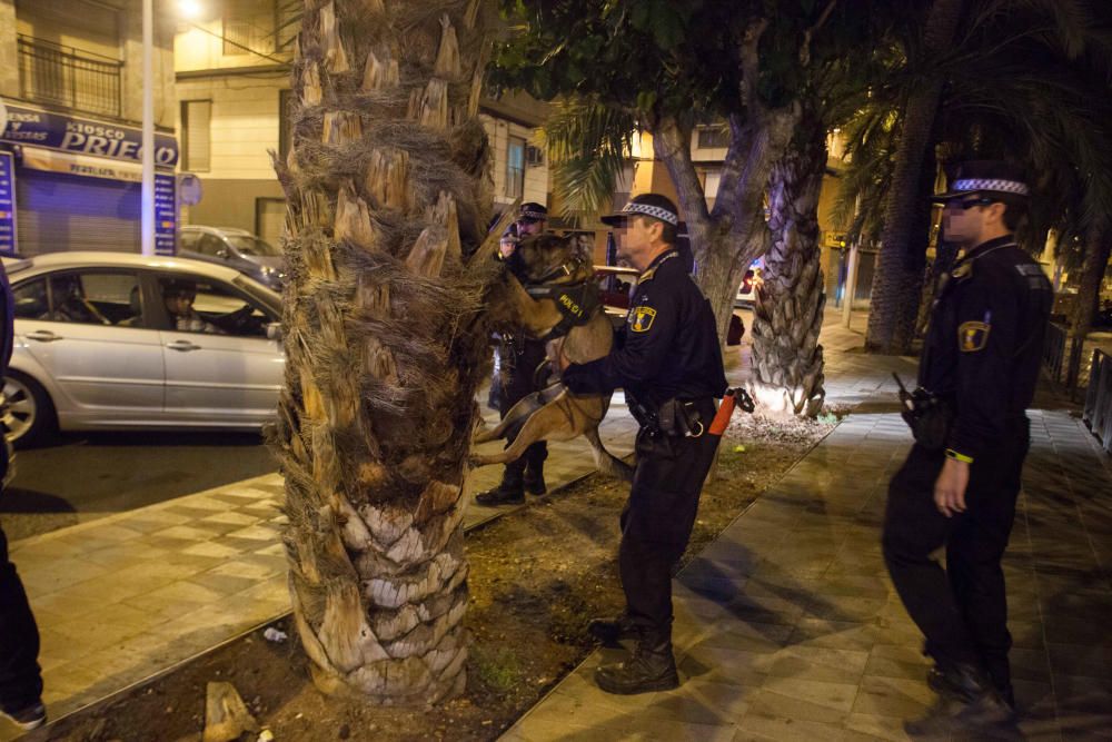 Controles de drogas en Elche