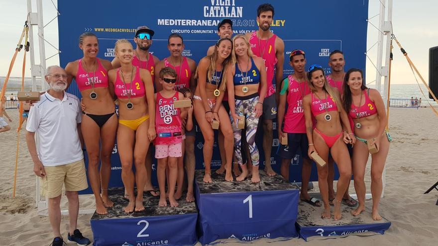 Celebrada la tercera prueba del Circuito &#039;Vichy Catalan&#039; Mediterranean Beach Volley