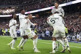 El Real Madrid se regala un festival de goles por Navidad