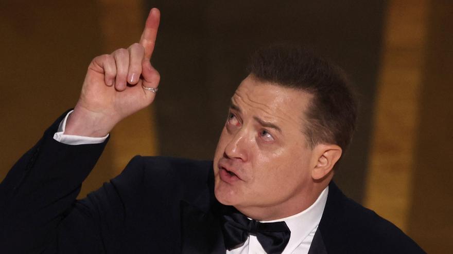 Las lágrimas de Brendan Fraser al recordar a su hijo tras ganar el Oscar a mejor actor