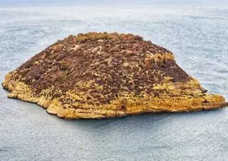 L’Illa del Portitxol de Xàbia es ahora un secarral