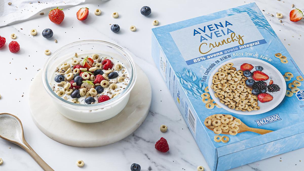 Mercadona venda 14.000 cajas al día de sus nuevos cereales Avena Crunchy