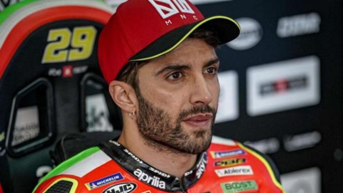 Andrea Iannone, piloto de Aprilia