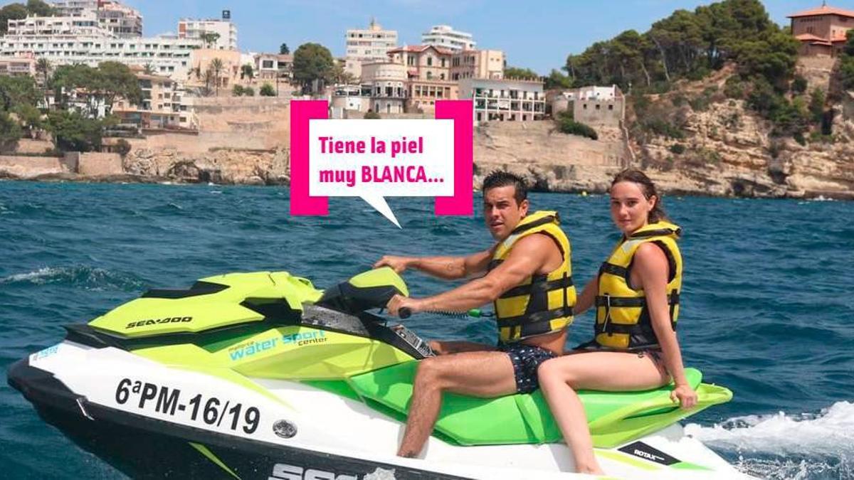 MArio Casas y Deborah François de vacaciones en Mallorca
