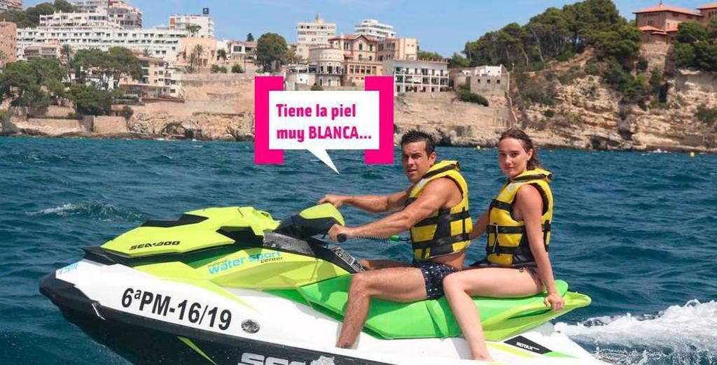 MArio Casas y Deborah François de vacaciones en Mallorca