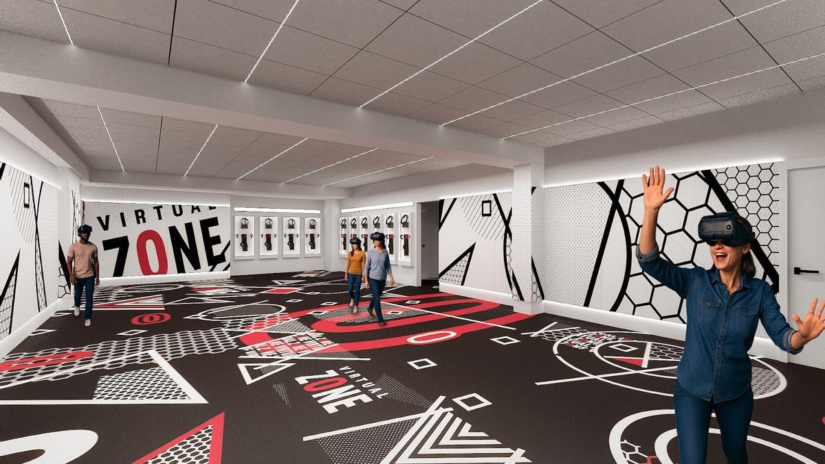 Una de las salas de Virtual Zone.