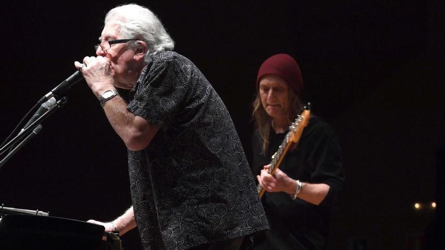 John Mayall en concierto en A Coruña en 2017.