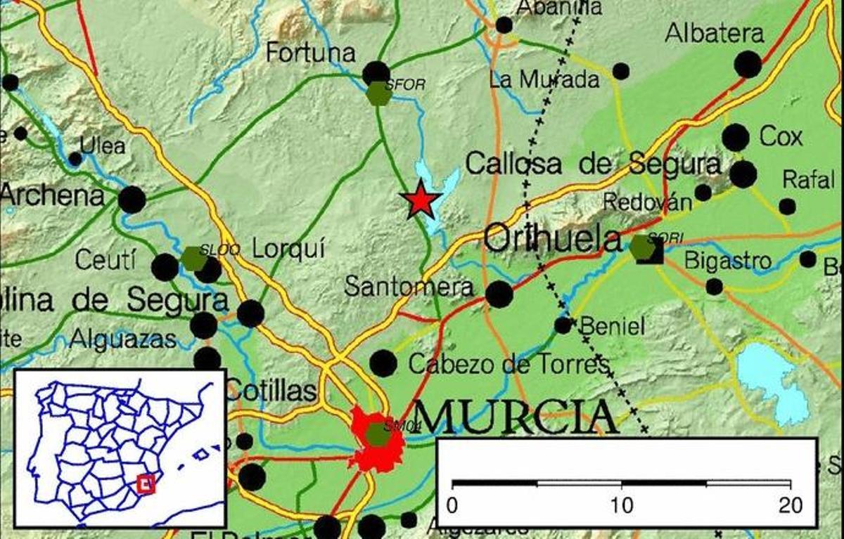 Información sísmica del ING sobre el temblor.