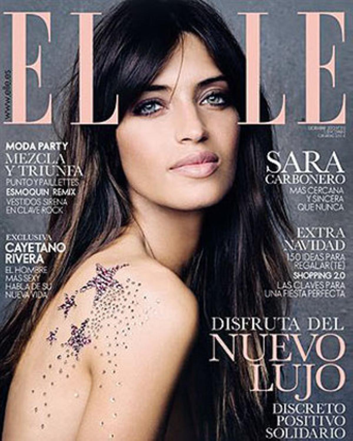 Sara Carbonero, a la portada d’’Elle’. Sara Carbonero, a la portada d’’Elle’.