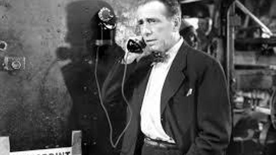 Bogart en la última escena.