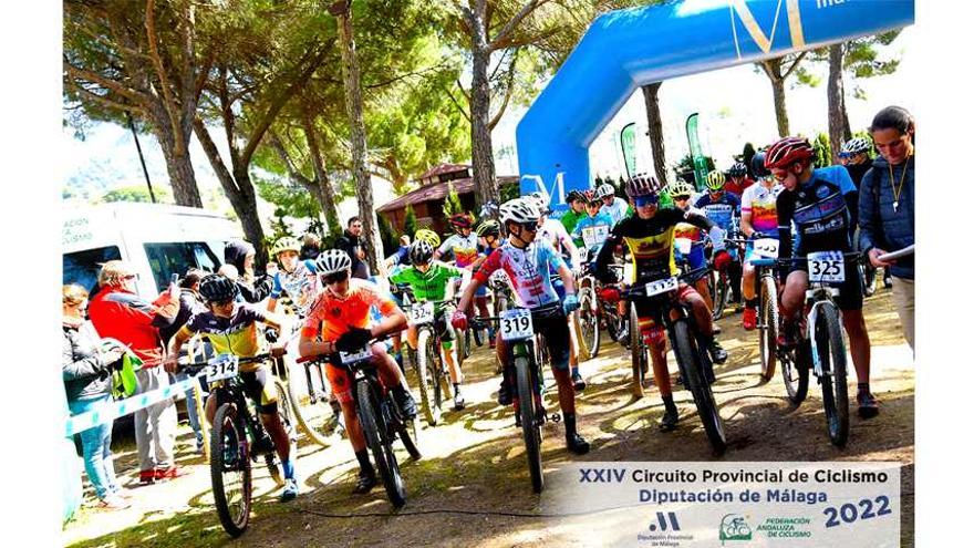 Casarabonela marca el ecuador del Circuito Diputación Málaga BTT Escuelas