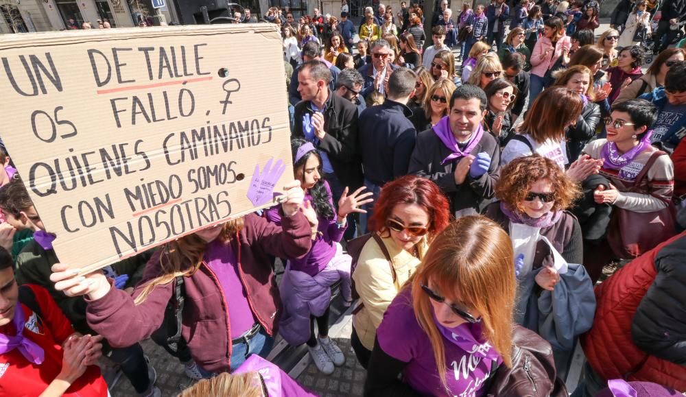 Movilización feminista en Alcoy