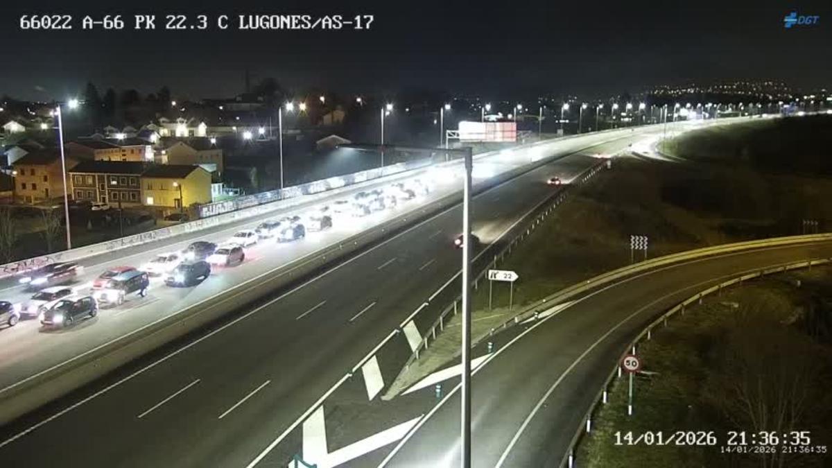 Retenciones en la carretera.