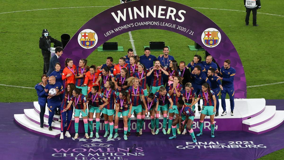 El FC Barcelona femenino ganó su primera Champions League en 2021