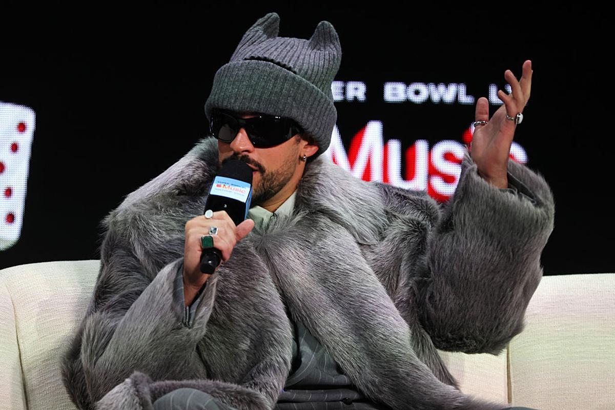 Bad Bunny, en la promoción de su show en la Super Bowl