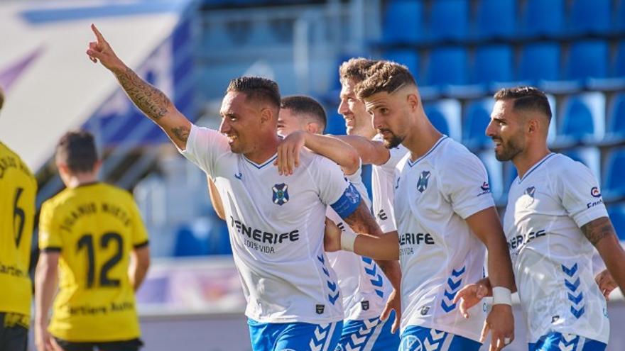 Suso celebra su último gol como blanquiazul.