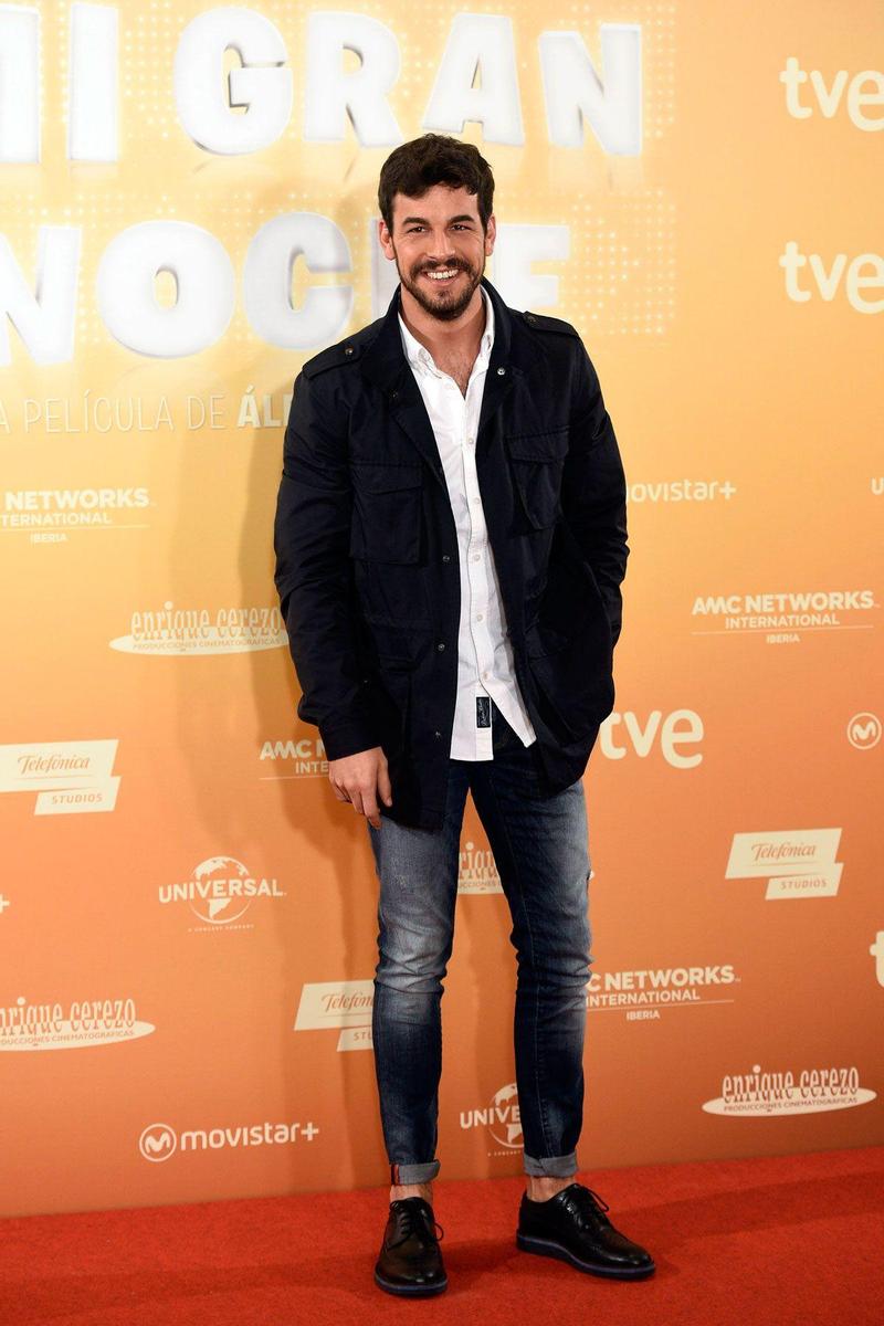 Mario Casas en la presentación de 'Mi gran noche'