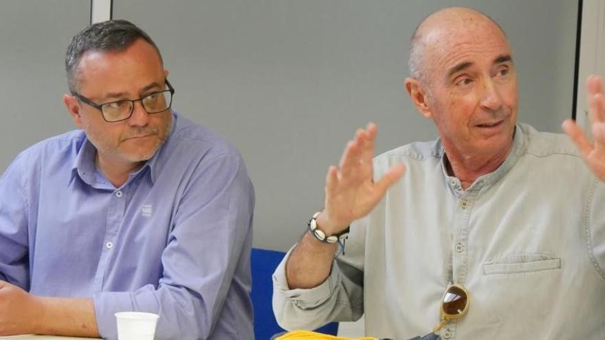 Lluís Llach amb Josep Lara, president del Consell Comarcal del Berguedà
