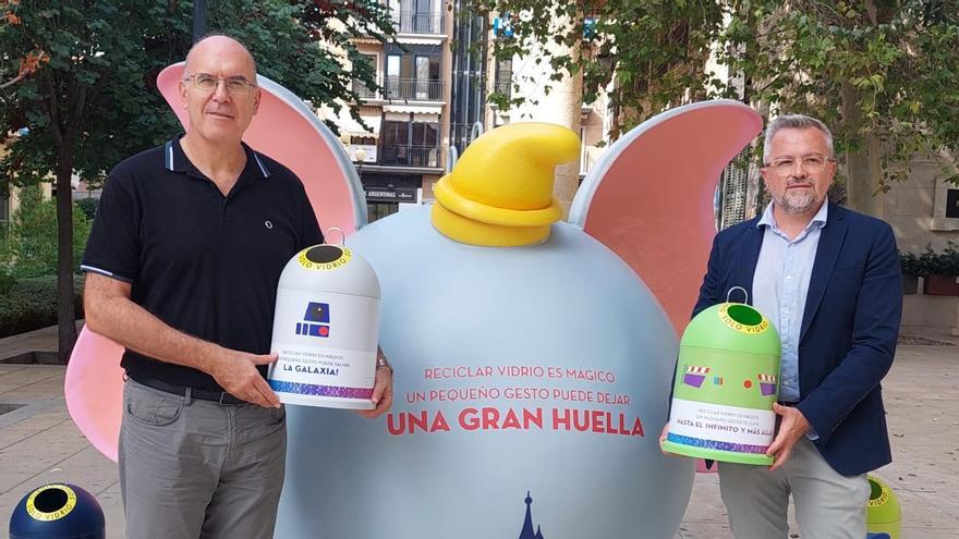 Alicante recurre a Disney para aumentar el reciclaje del vidrio