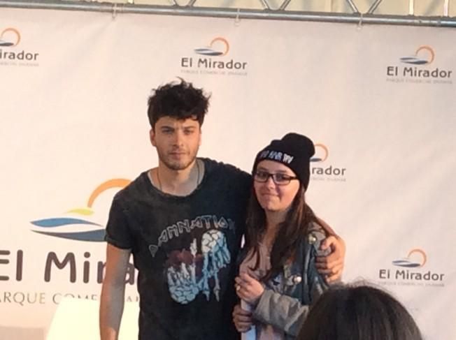 Blas Cantó, en el Centro Comercial El Mirador