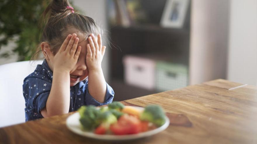 Los niños no son amigos de las verduras.