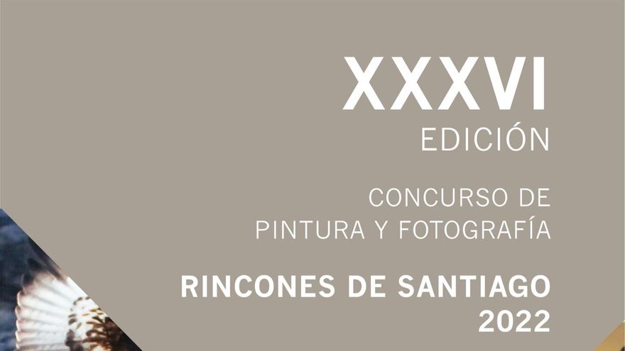 The City Council announces the XXXVI edition of the Painting and Photography Contest “Rincones de Santiago 2022”