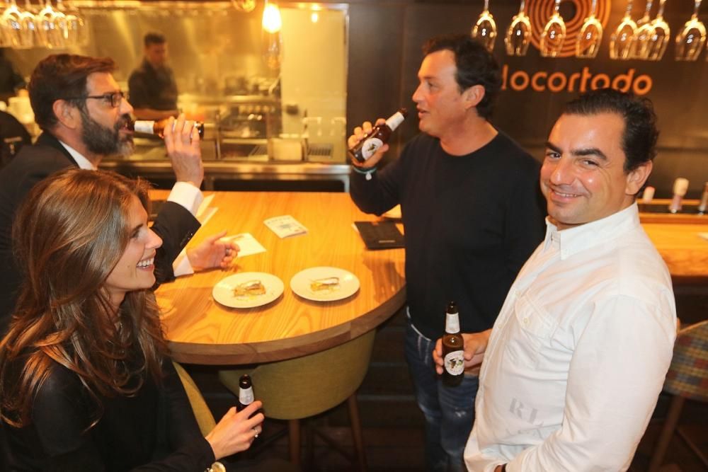 David García, José María Moreno, Silvia Picatoste y Victor de las Peñas, en Palocortado.