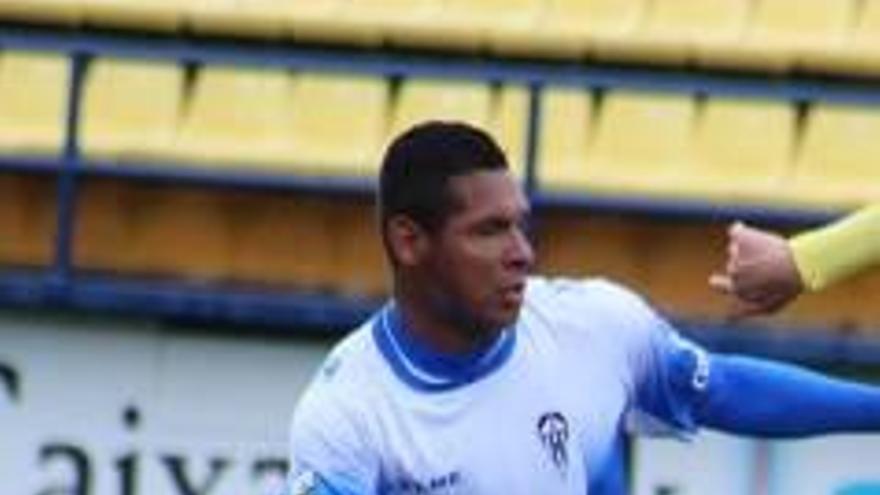 Lino, en el choque ante el Villarreal B.