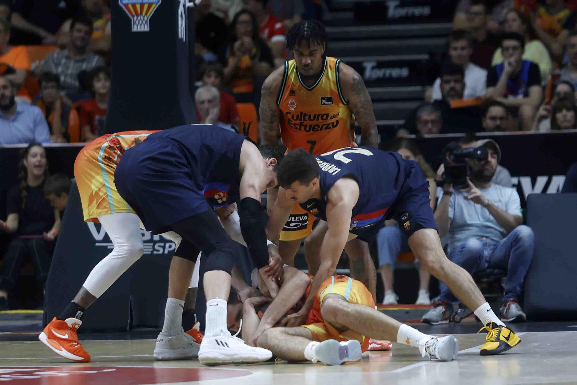 Partido Valencia Basket- F.C.Barcelona