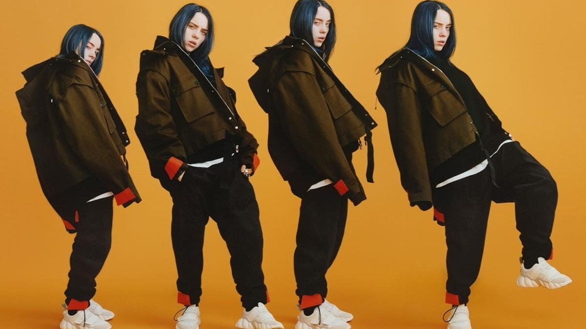 La cantante Billie Eilish, en una de las imágenes de la campaña de MCM.