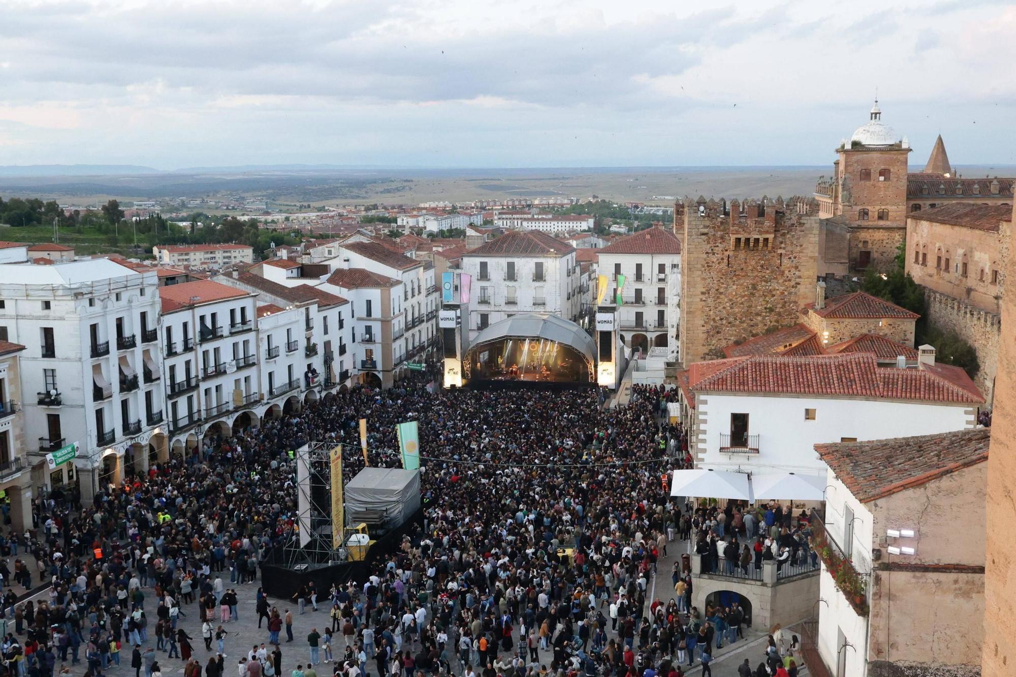 Las imágenes del sábado de Womad en Cáceres